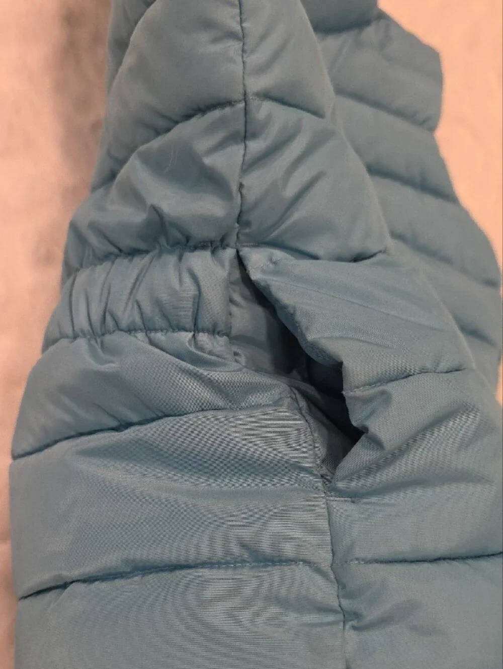 GAP Light Blue Quilted Puffer Vest